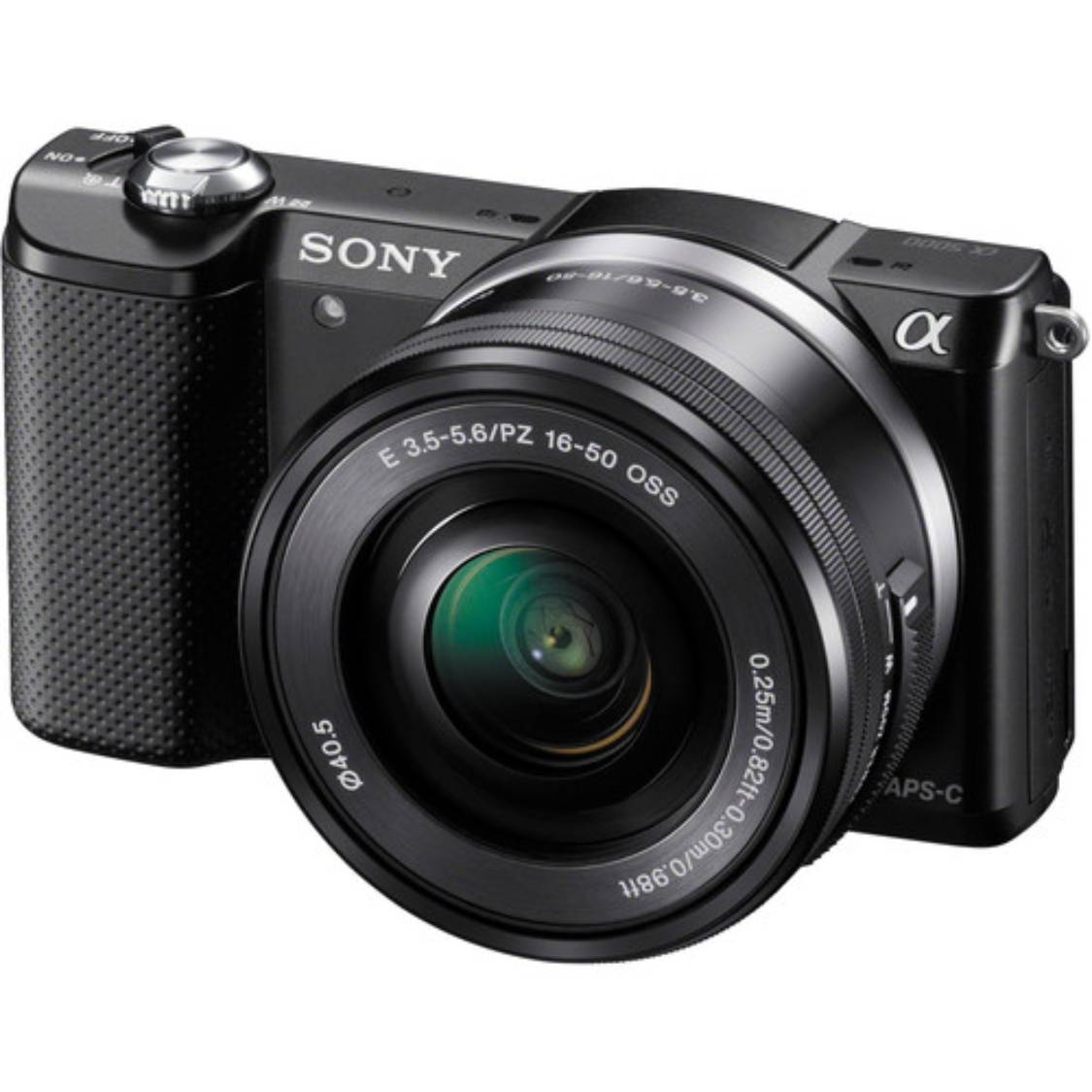 Sony A5000 Digital Camera (black) with 16-50mm OSS Lens -Open Box