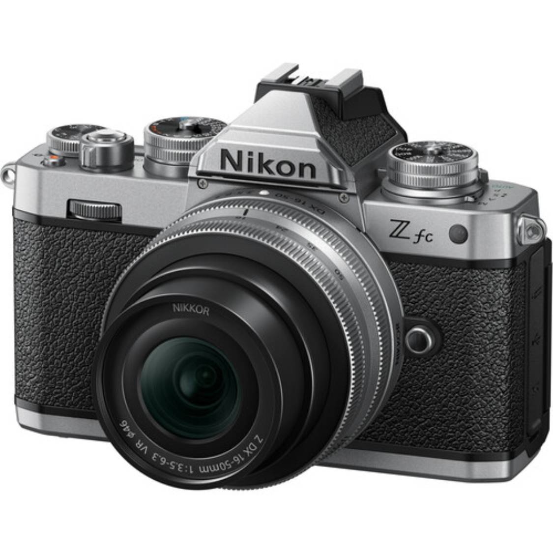 Nikon Z fc Camera with 16-50mm F3.5-6.3 VR Lens (Silver)