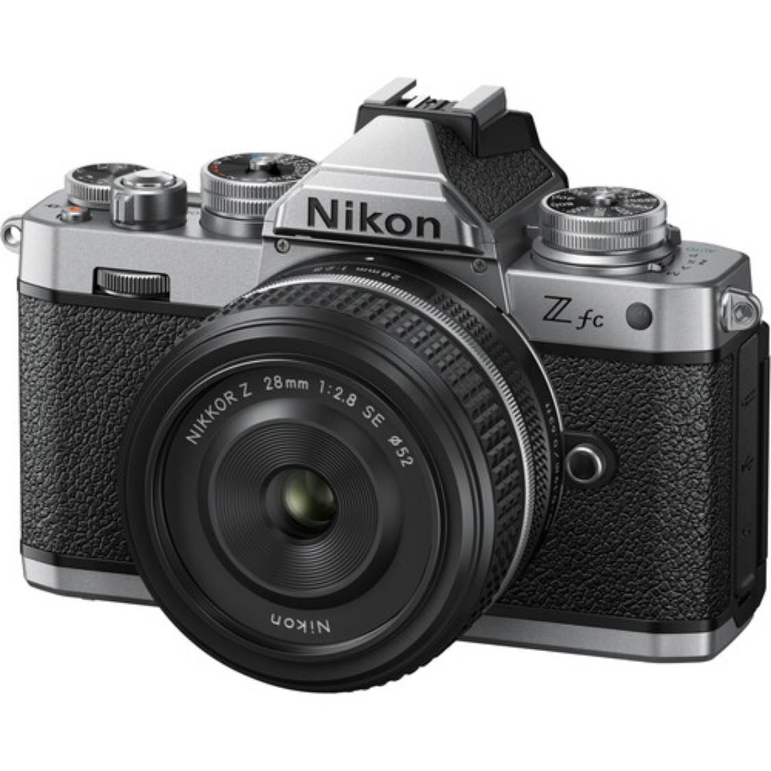 Nikon Z fc Camera with 28mm F2.8 SE Lens (silver) 