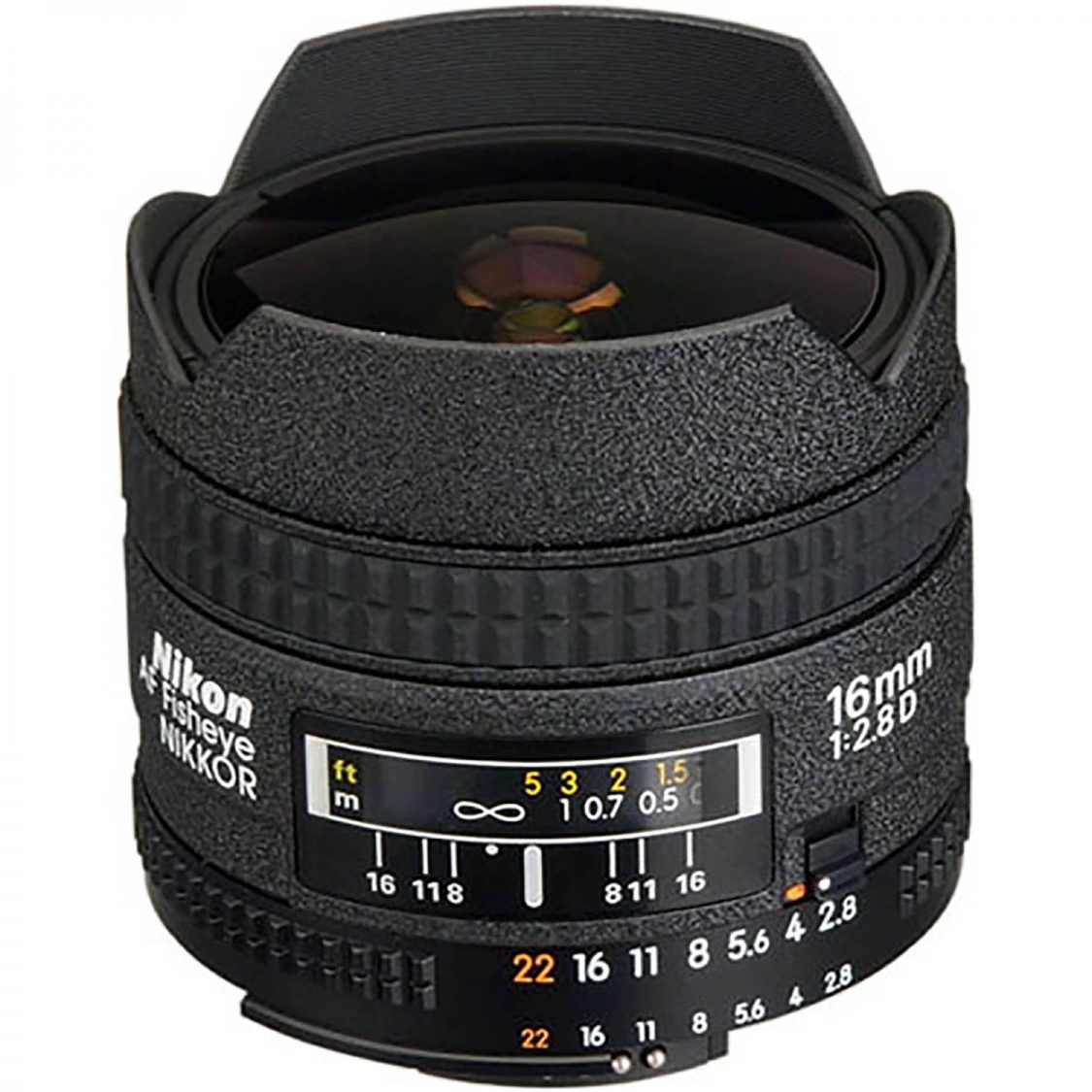 Nikon AF-D 16mm F2.8 Fisheye Lens - Open Box