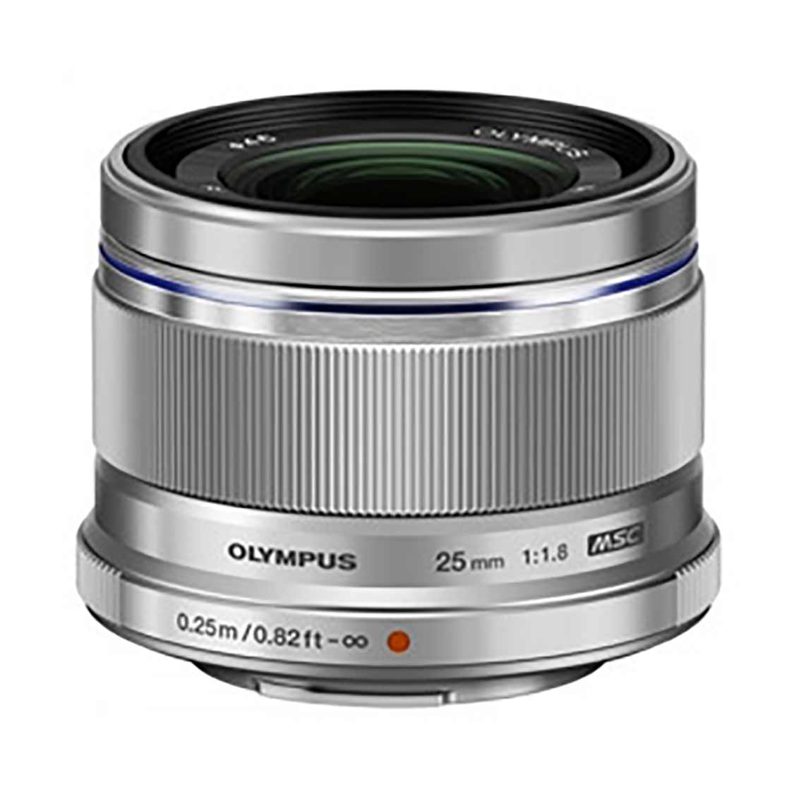 OM System PEN 25mm F1.8 Lens for Micro Four Thirds Mount (Silver)