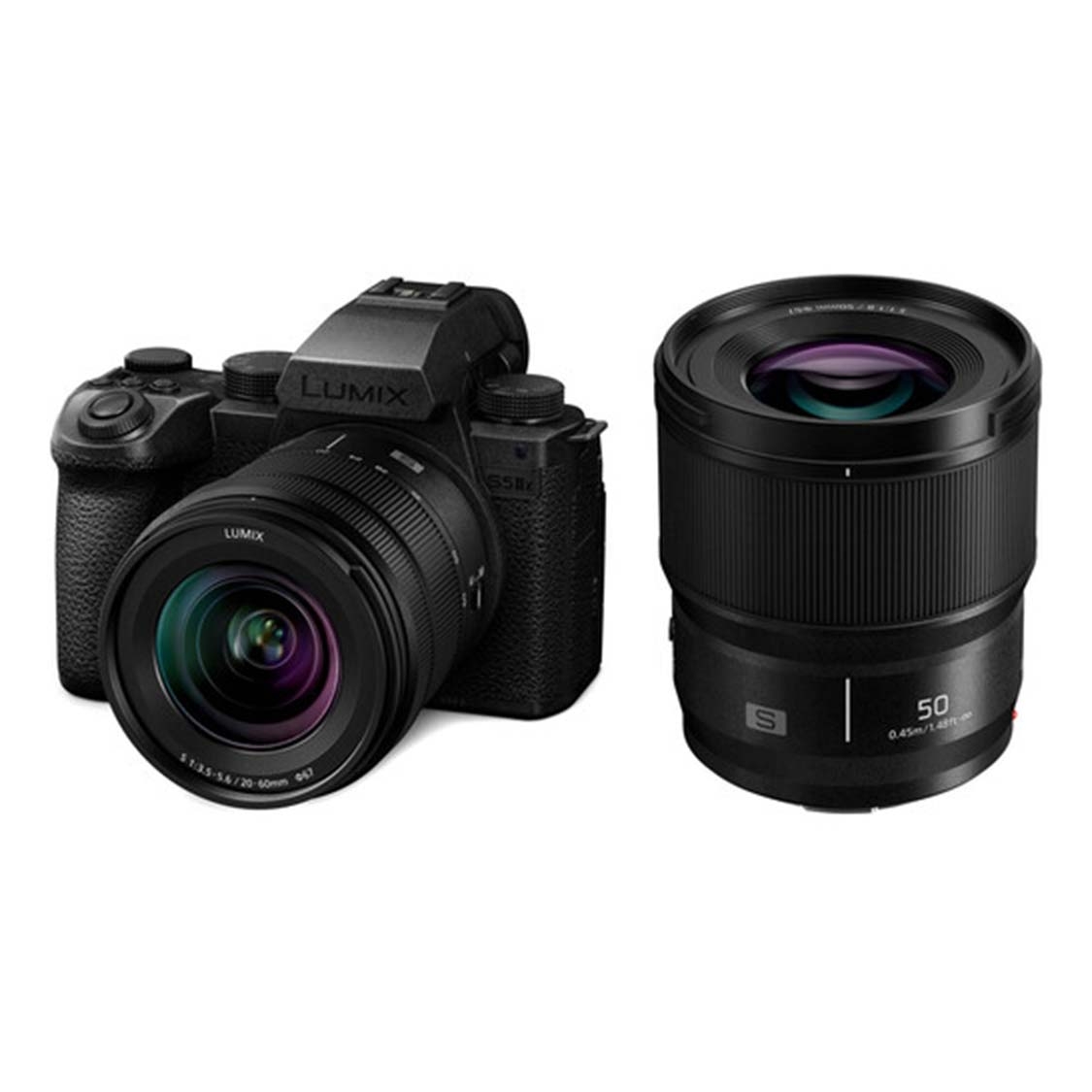 Panasonic S5 IIX Camera with 20-60mm & 50mm Lenses