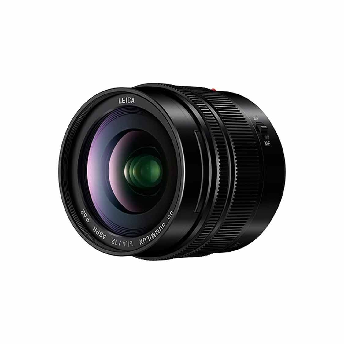 Open Box Panasonic Leica 12mm f1.4 Lens for Micro Four Thirds Mount