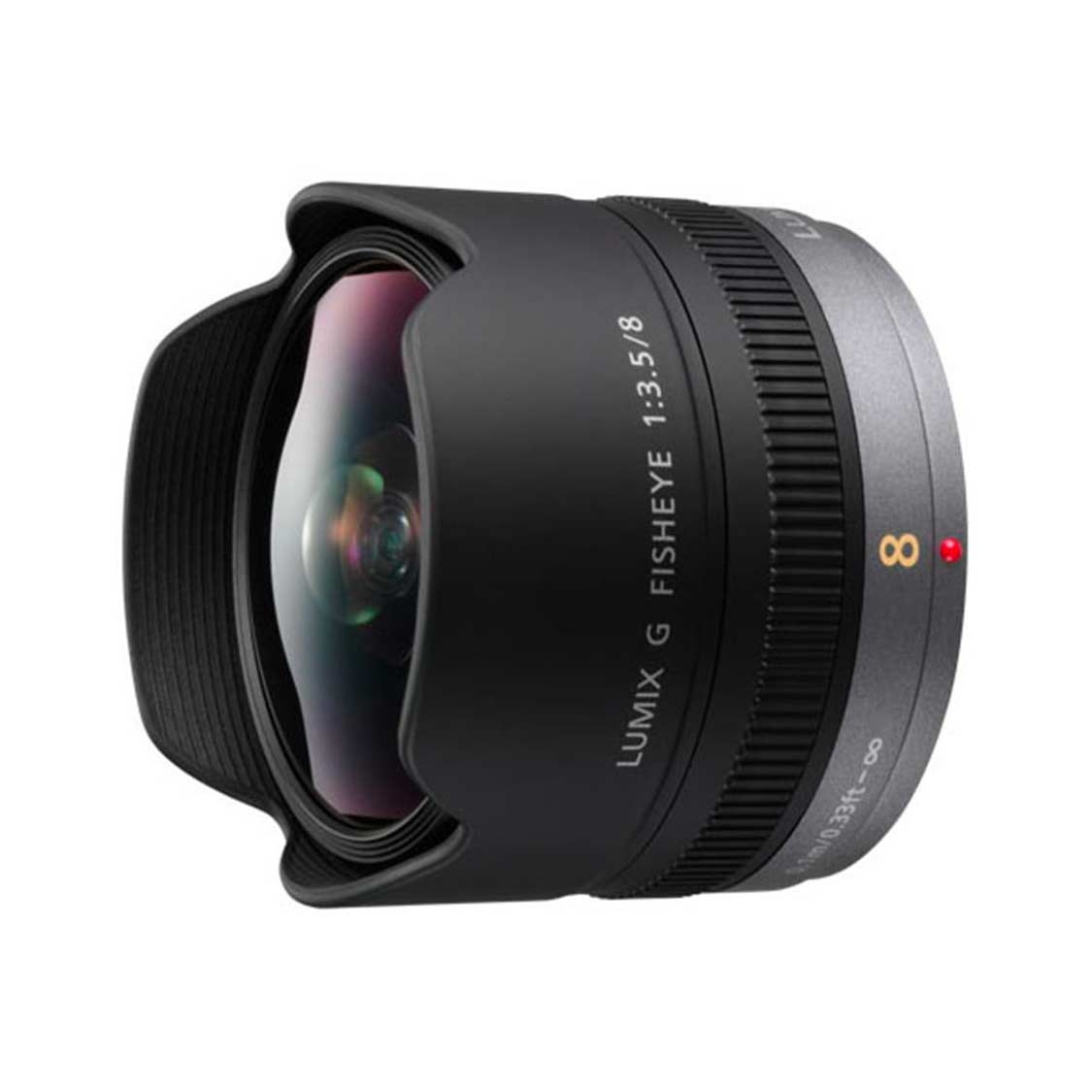 Panasonic 8mm F3.5 Fish-eye Lens for Micro 4/3 Mount - Open Box