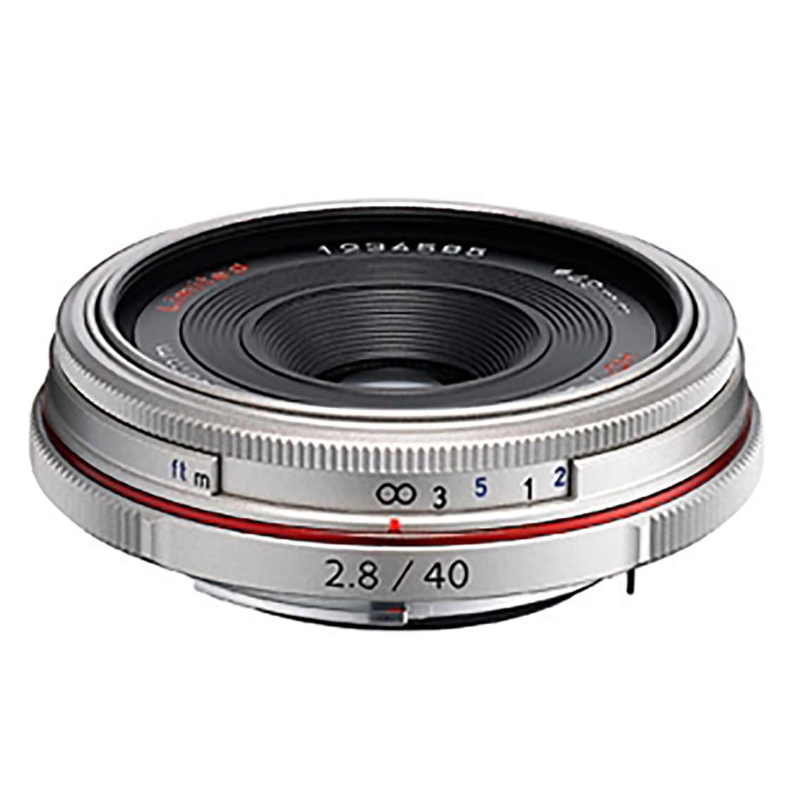 Pentax DA 40mm F2.8 HD Limited Lens (silver)