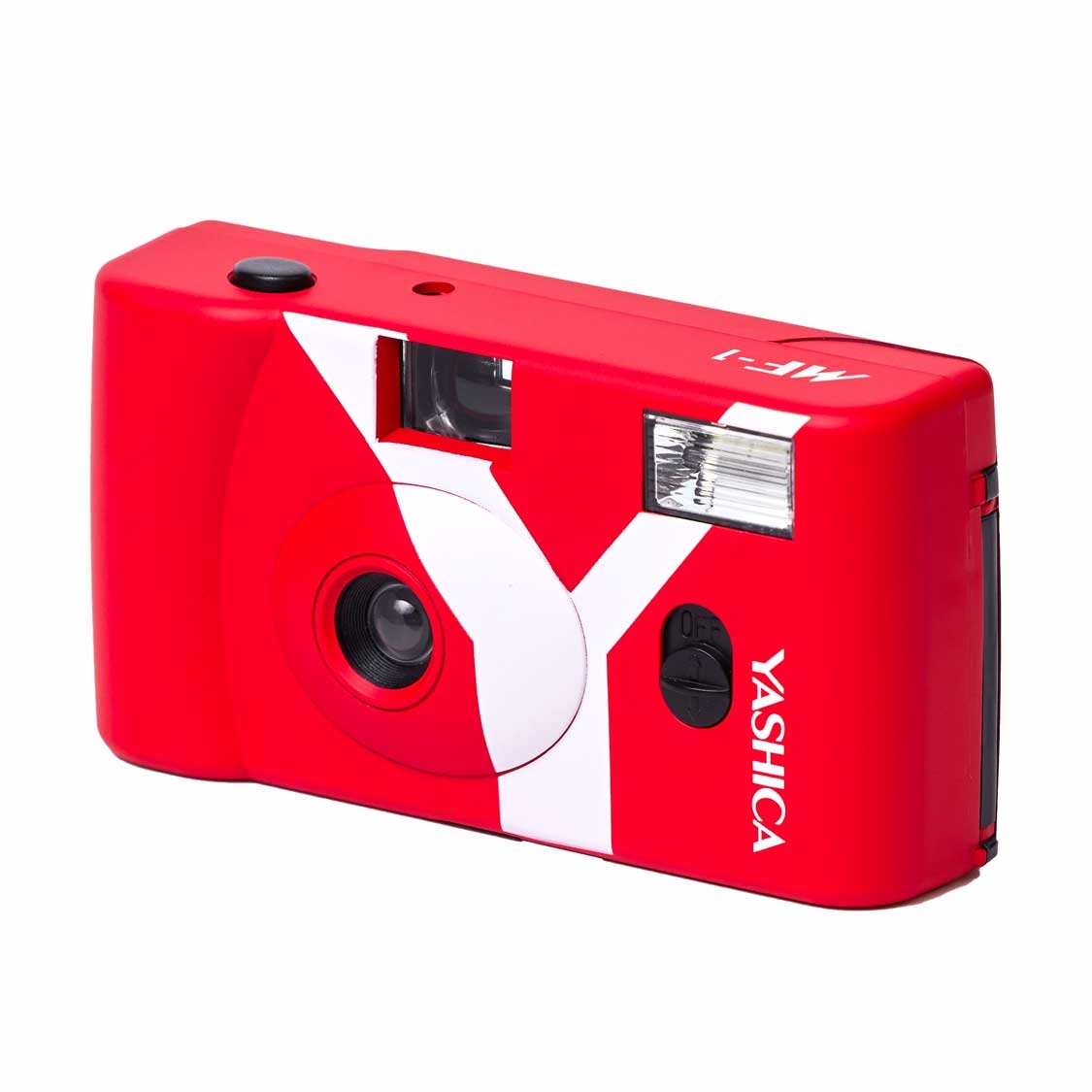 Yashica MF-1Y 2022 35mm Film Camera with Film (Red)