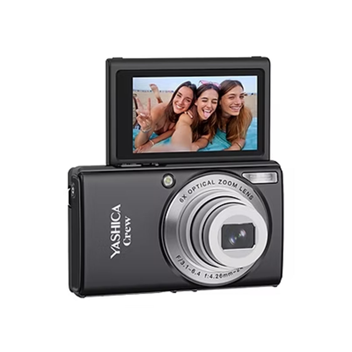 Yashica Crew Digital Camera (Black)