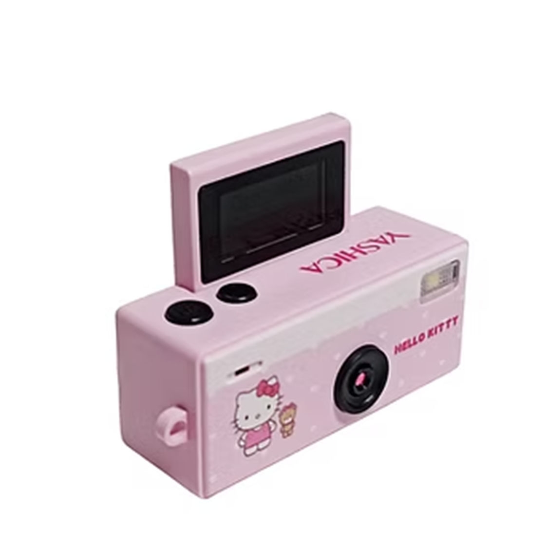 Yashica Funtastic Digital Keychain Camera (Hello Kitty Polka Dot)