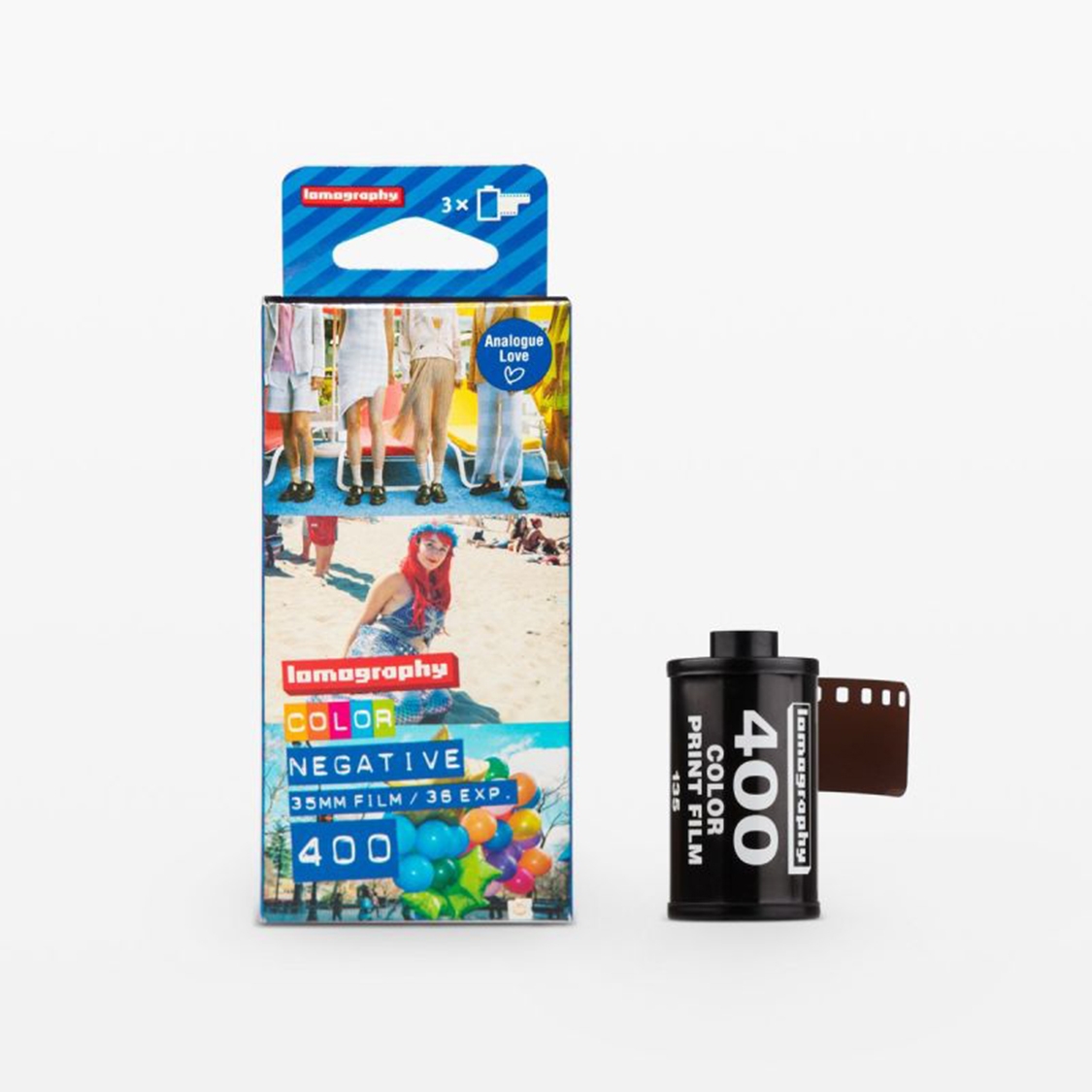 Lomography ISO 400 Colour Negative 35mm Film (Pack of 3)