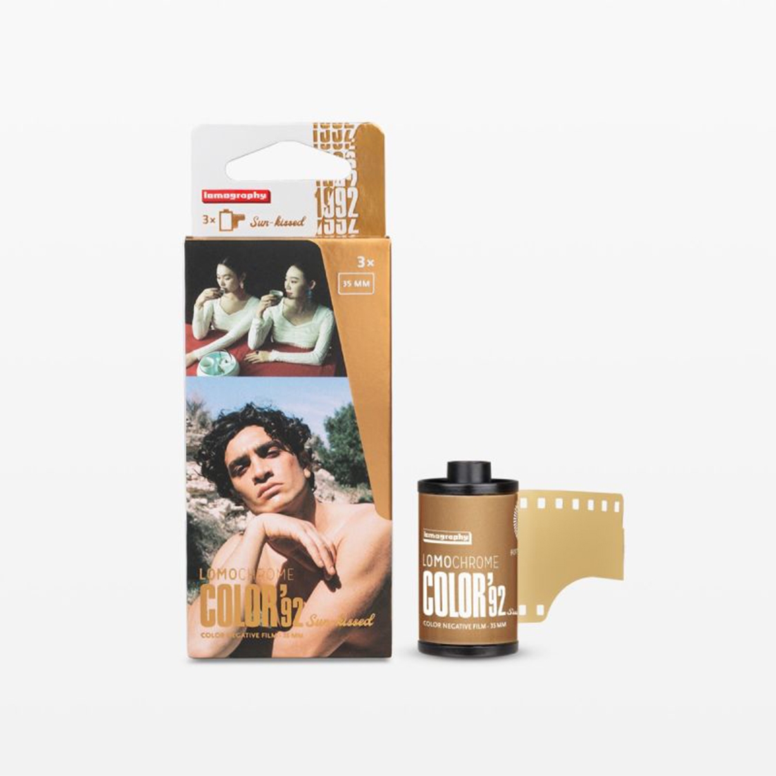 Lomography LomoChrome Colour 92 Sun-Kissed ISO 400 Colour Negative 35mm Film (3 Pack)