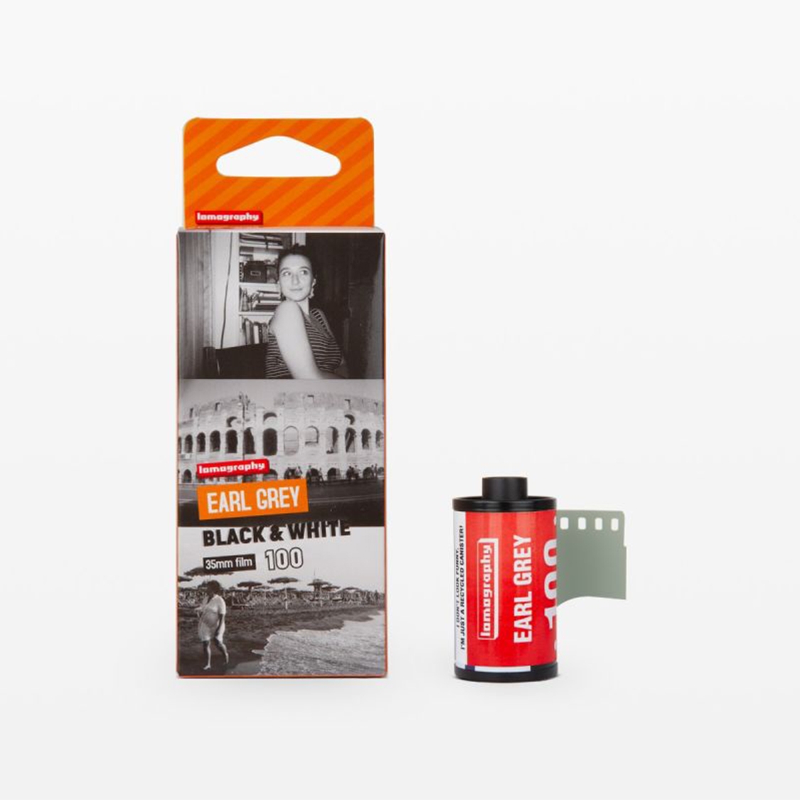 Lomography Earl Grey ISO 100 Black & White 35mm Film (3 Pack)