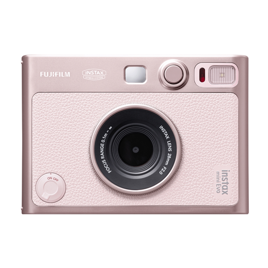 Fujifilm INSTAX MINI EVO Instant Film Camera (Gentle Rose) | McBain Camera
