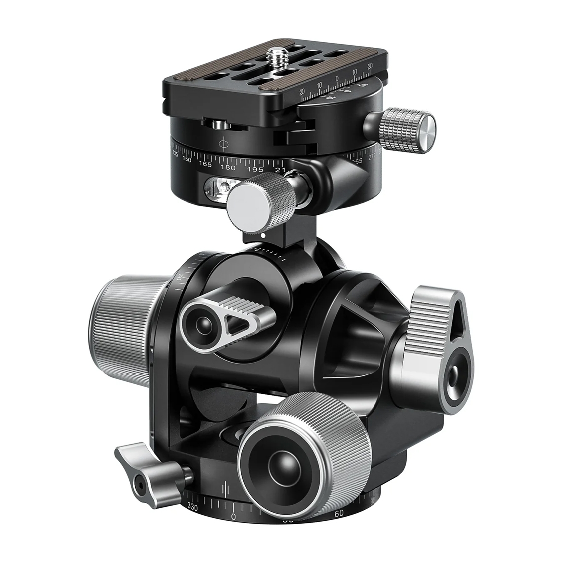 Leofoto G4 Pro 4D Geared Head with Panning Clamp