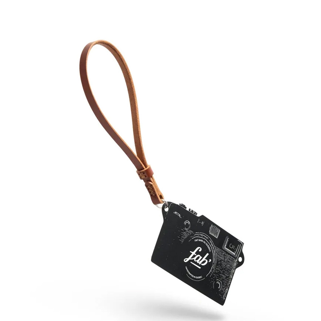 Fab F2 Leather Wrist Strap (Brown)