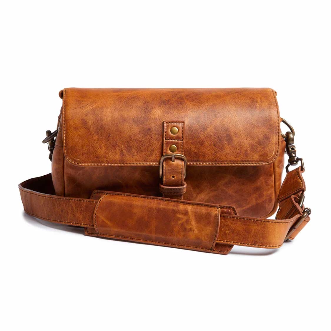 ONA Bowery Leather Messenger Bag (Antique Cognac)