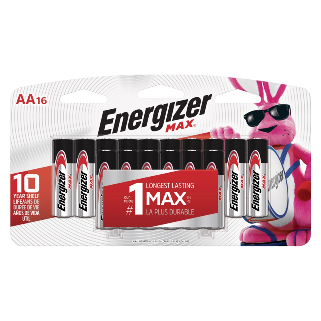 Energizer Max AA Alkaline Batteries (16 Pack)