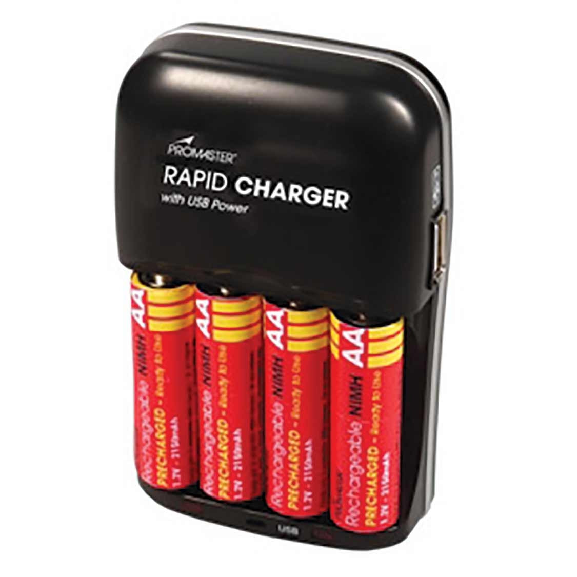 Promaster Rapid AA Charger with Precharged AA Batteries McBain Camera
