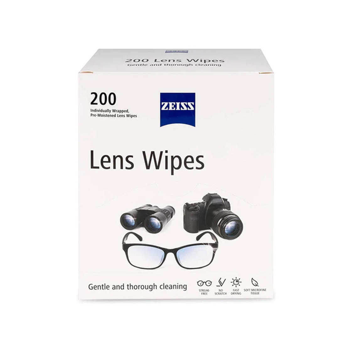 Zeiss Lens Cleaning Wipes (200 Pack)