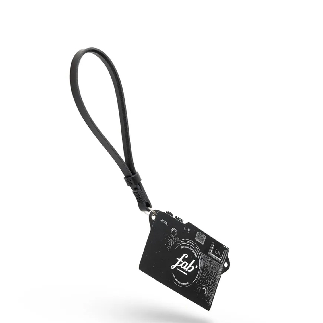 Fab F2 Leather Wrist Strap (Black)