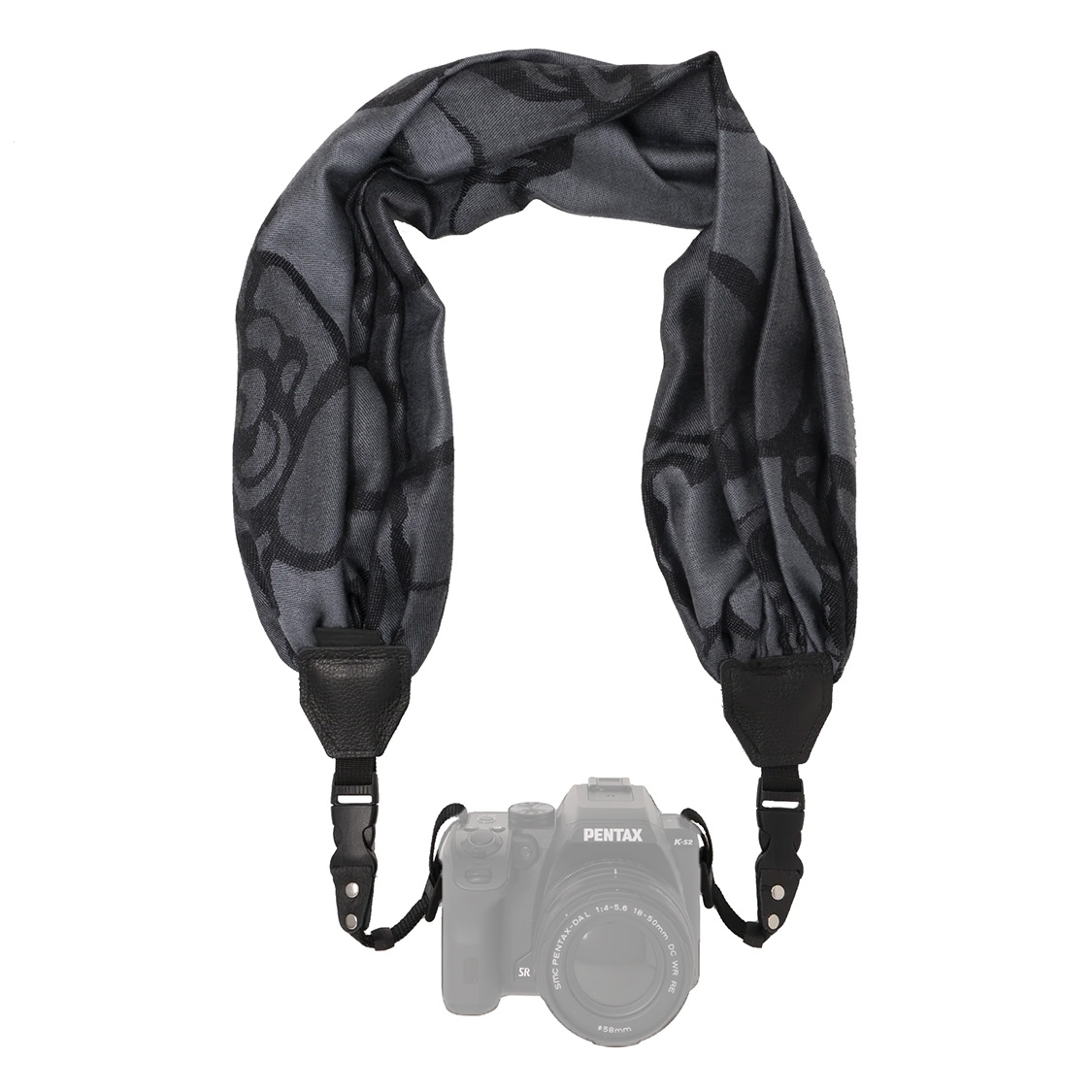 My Fave Scarf Camera Strap (Blooms)