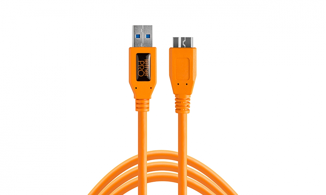 Tether Tools Tetherpro USB 3.0 To Micro-B 15 (4.6m) High Visibility Orange