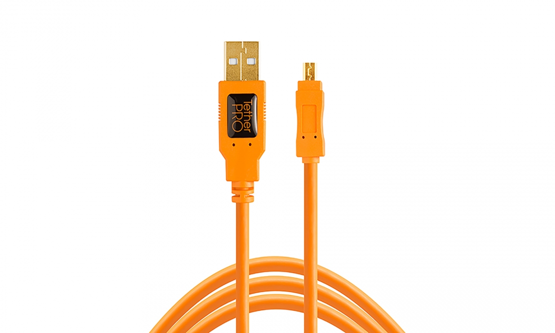 Tether Tools TetherPro USB 2.0 to Mini-B 8-Pin 15 (4.6M) 