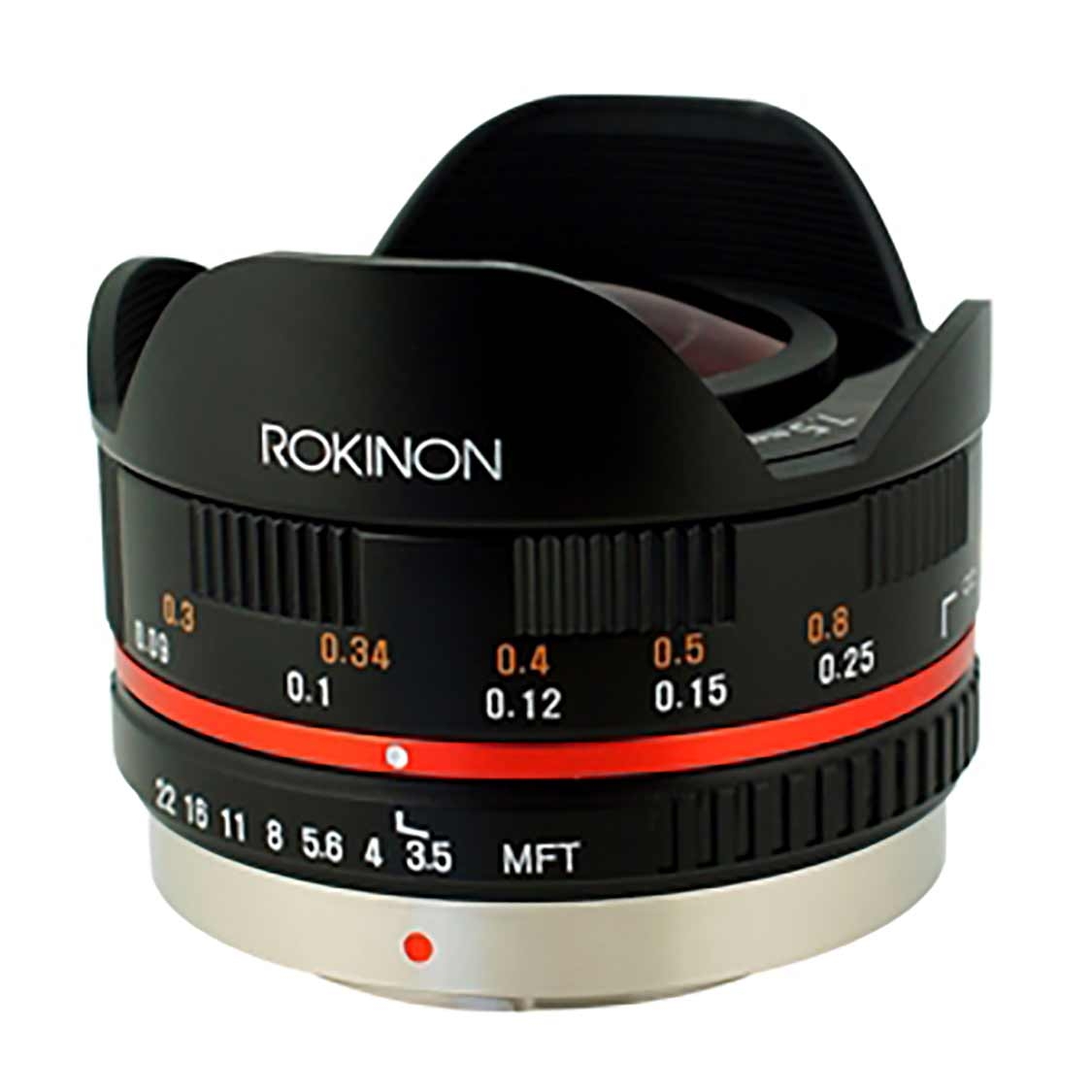 Rokinon 7.5mm F3.5 Micro Four Thirds Lens (black)