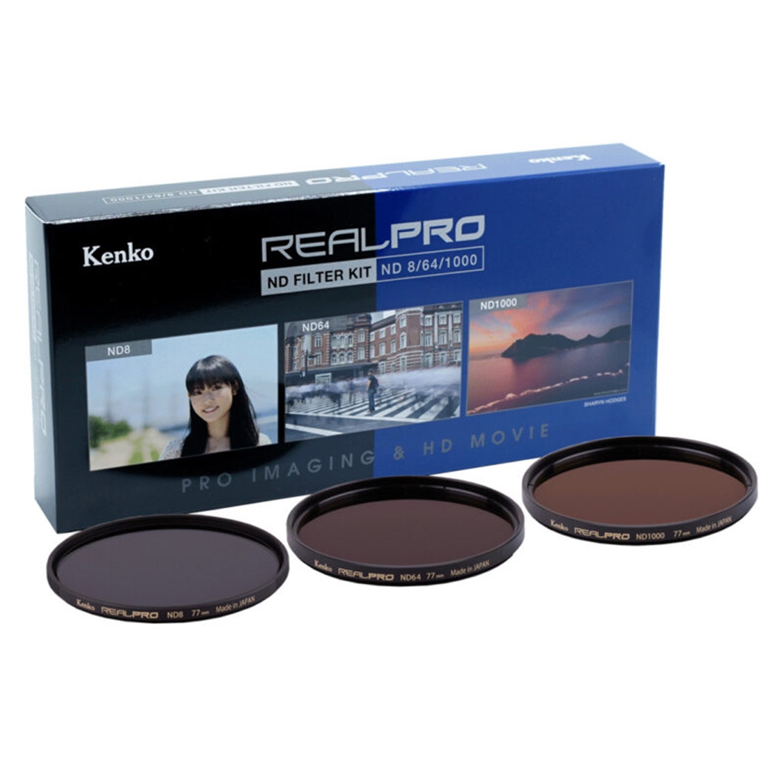 Kenko 77mm Neutral Density Filter Kit ND8/ND64/ND1000