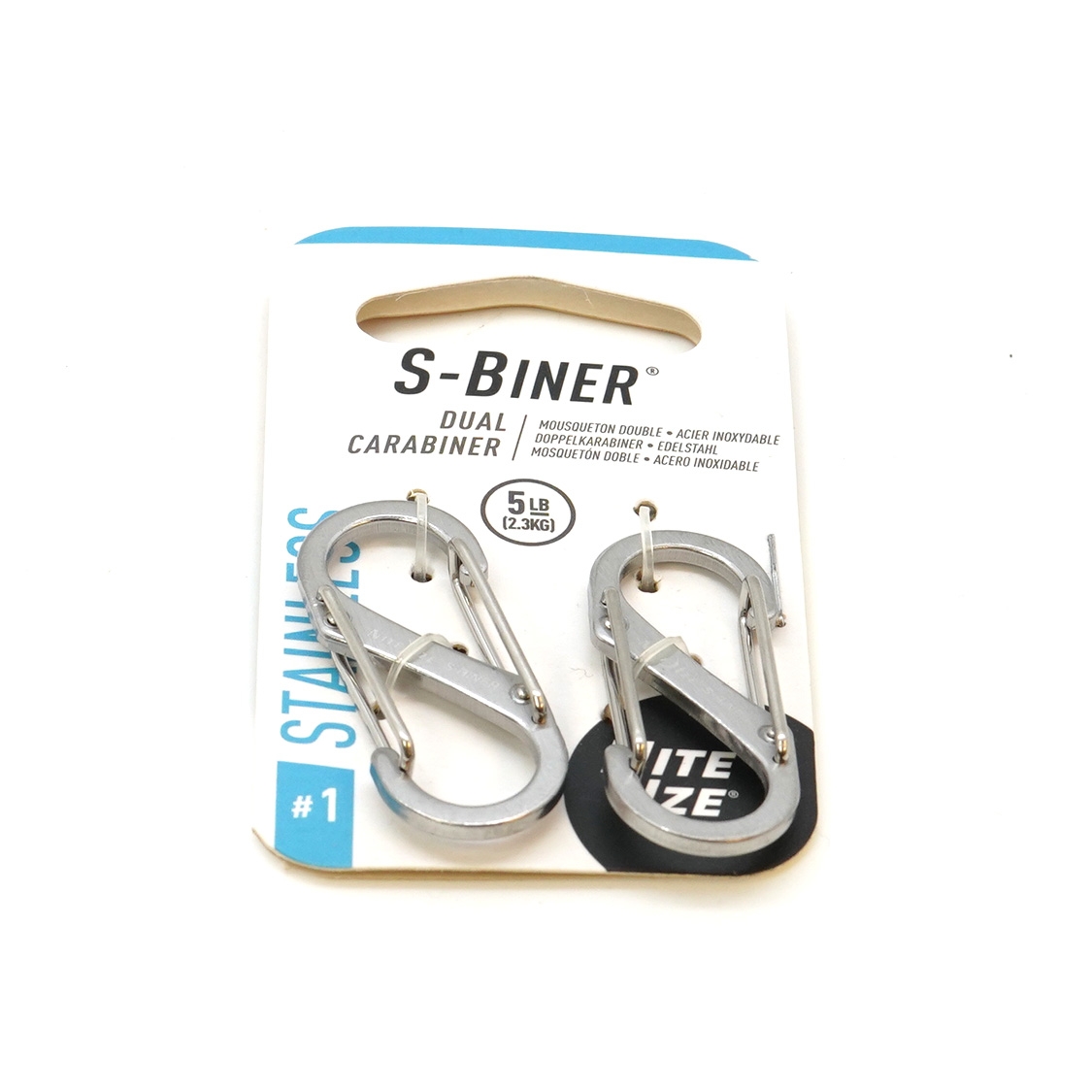 Nite Ize S Diner Dual Carabiner Stainless 2PK
