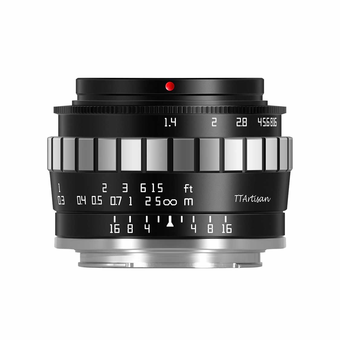 TTArtisan APS-C 23mm F1.4 (black/silver) for Sony E-mount