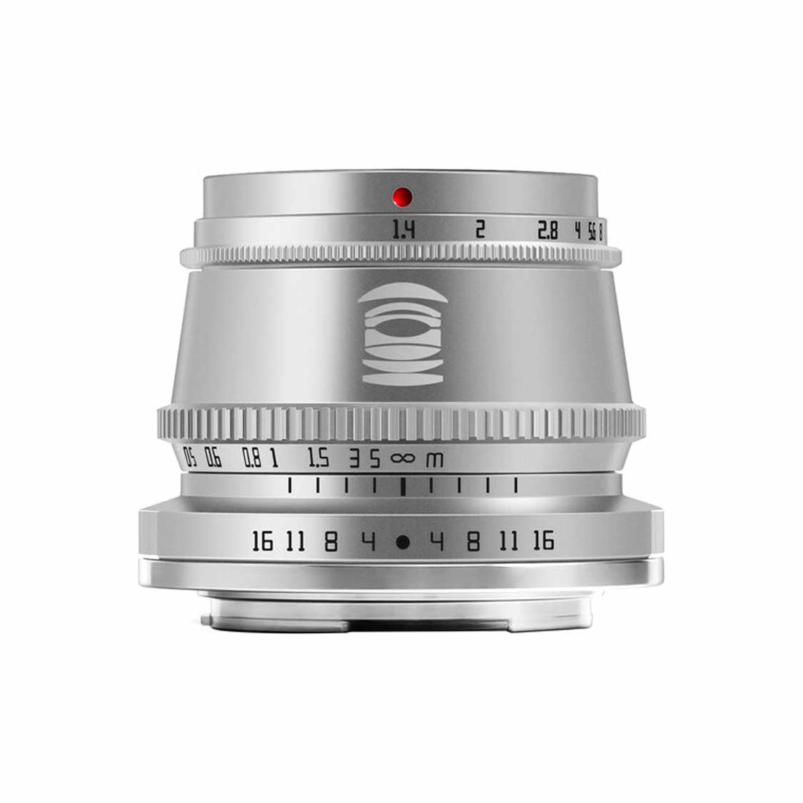 TTArtisan 35mm f1.4 Lens for Micro Four Thirds Mount (Silver)