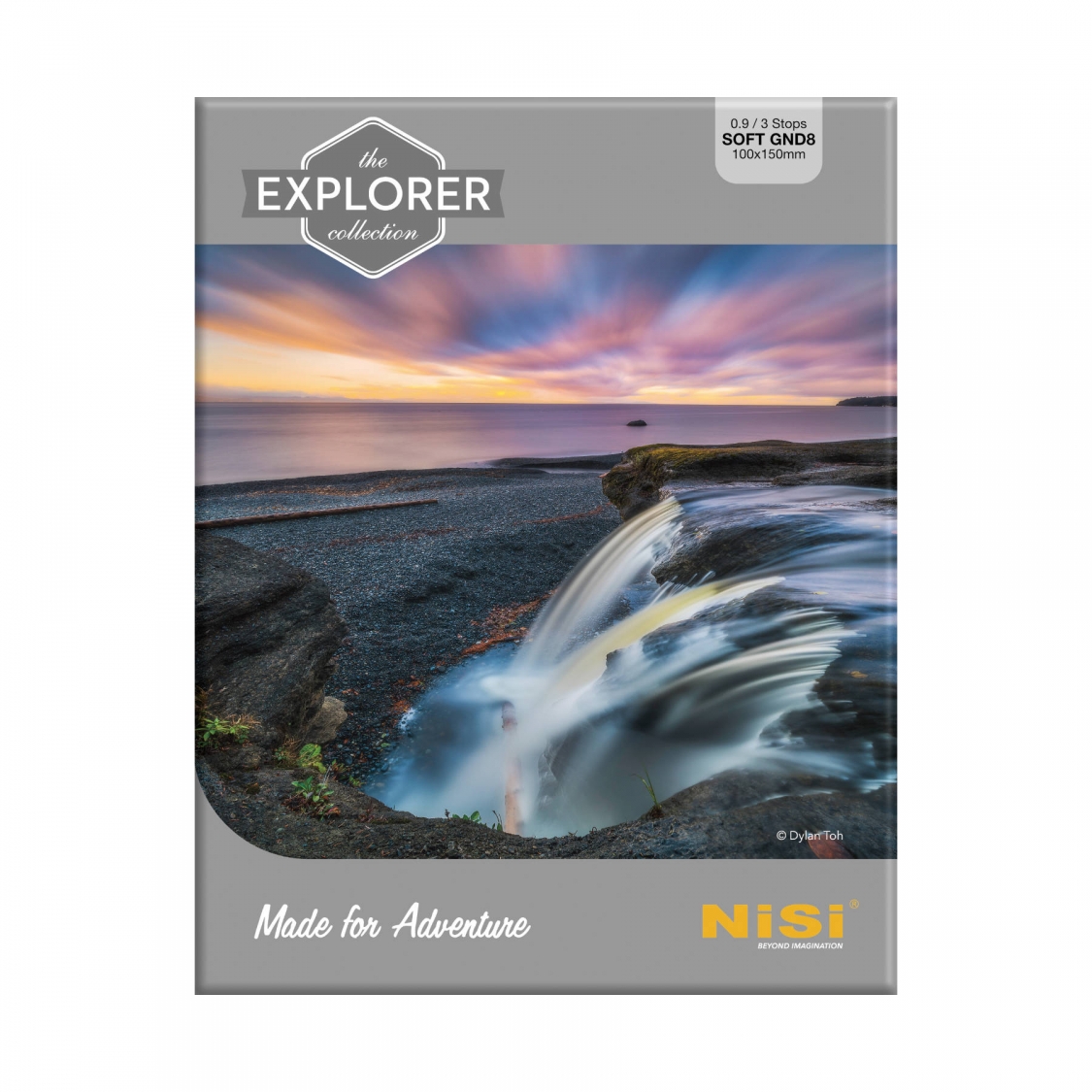 NiSi Explorer Collection 100x150mm Nano IR Soft Graduated Neutral Density GND8 (0.9) 3-Stop Filter