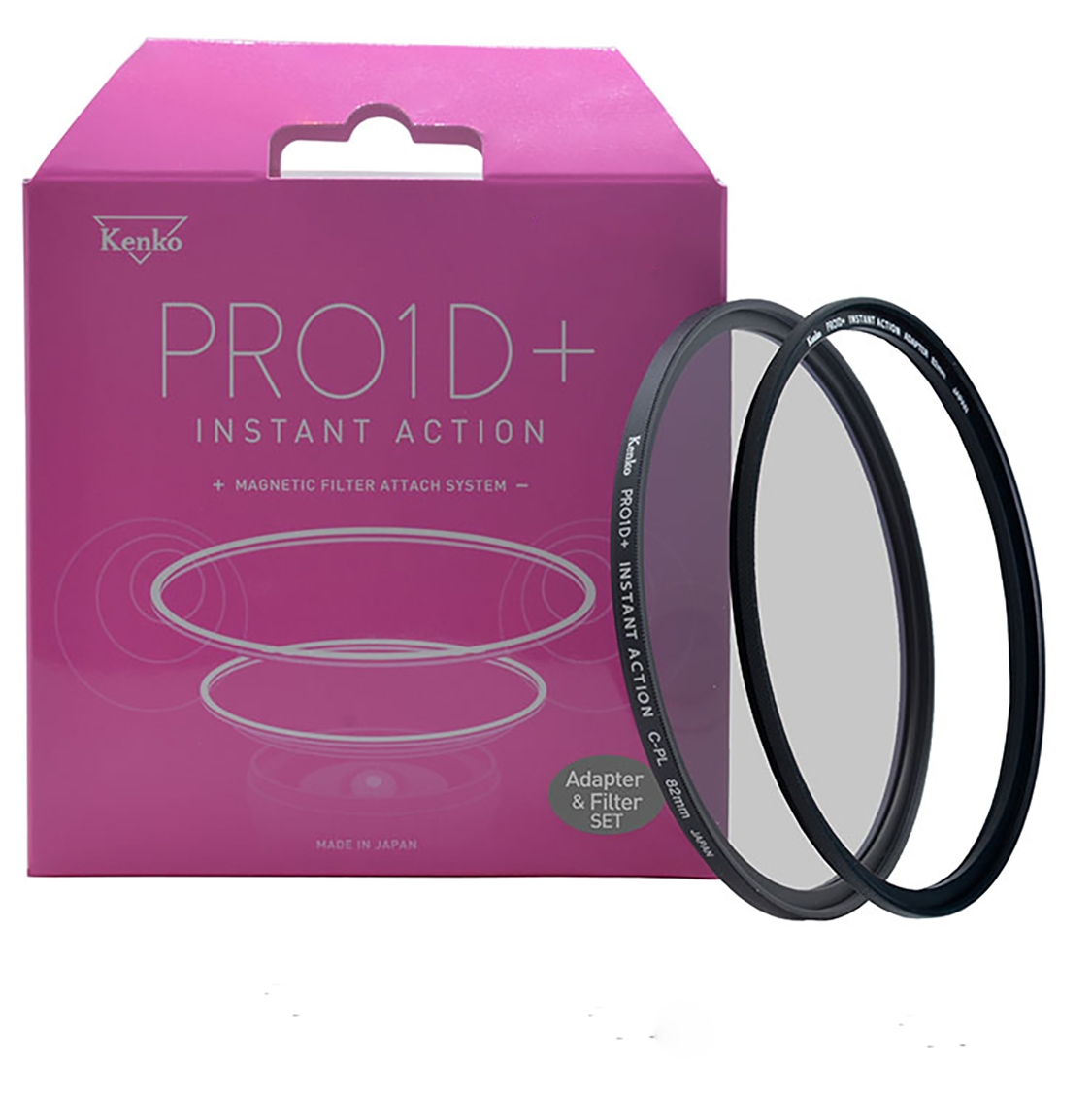 Kenko Instant Action Pro1D+ CPL Filter Set (52mm)