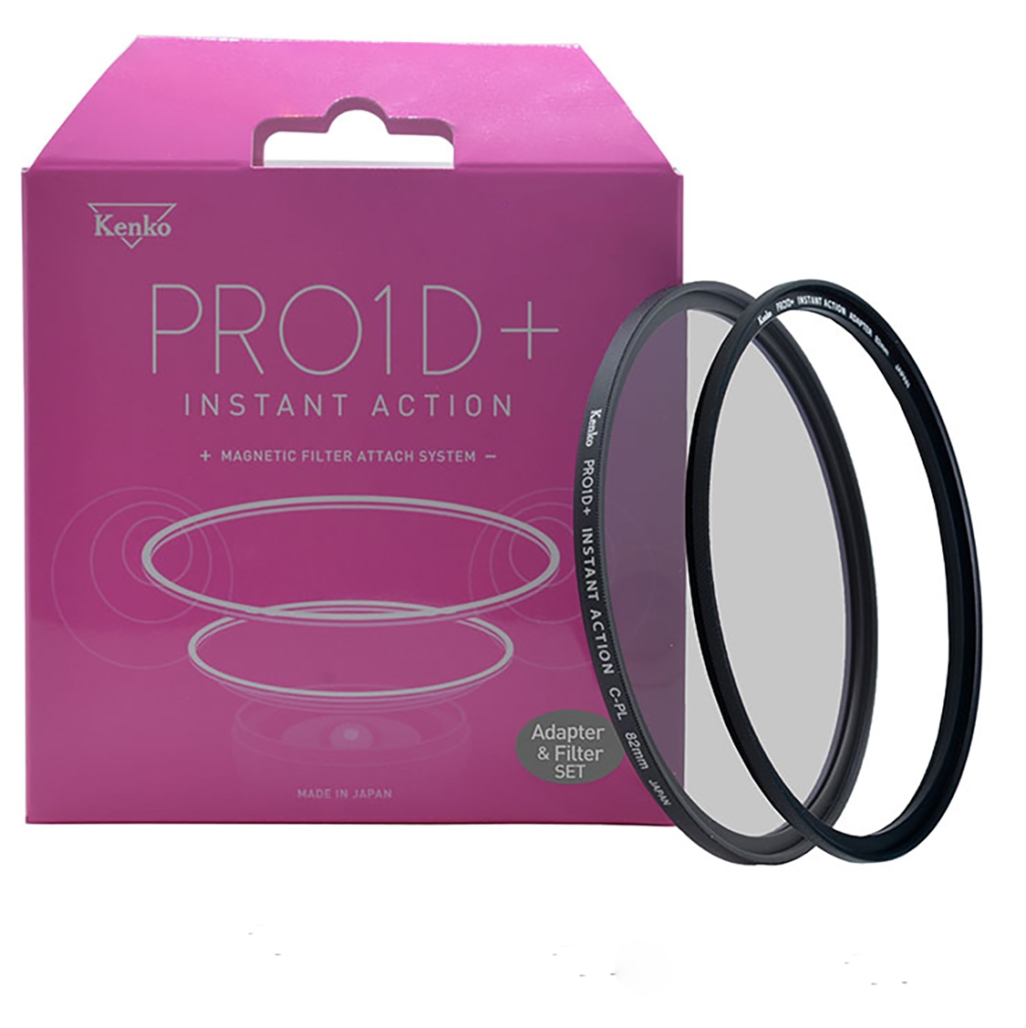 Kenko 82mm Instant Action Pro1D+ Circular Polarizing Filter Set