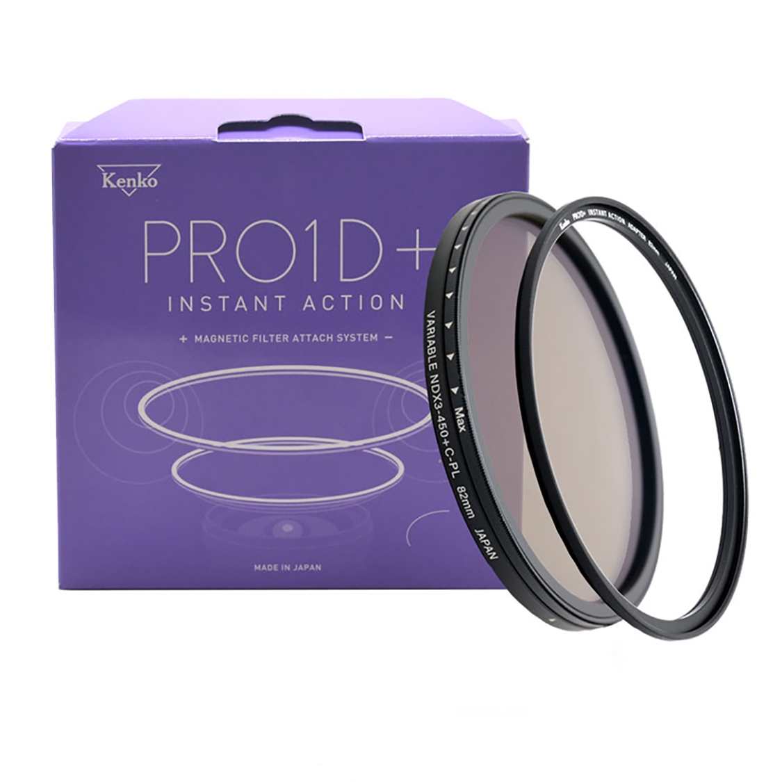 Kenko 52mm Instant Action Pro1D+ Variable Neutral Density & Circular Polarizer Filter Set