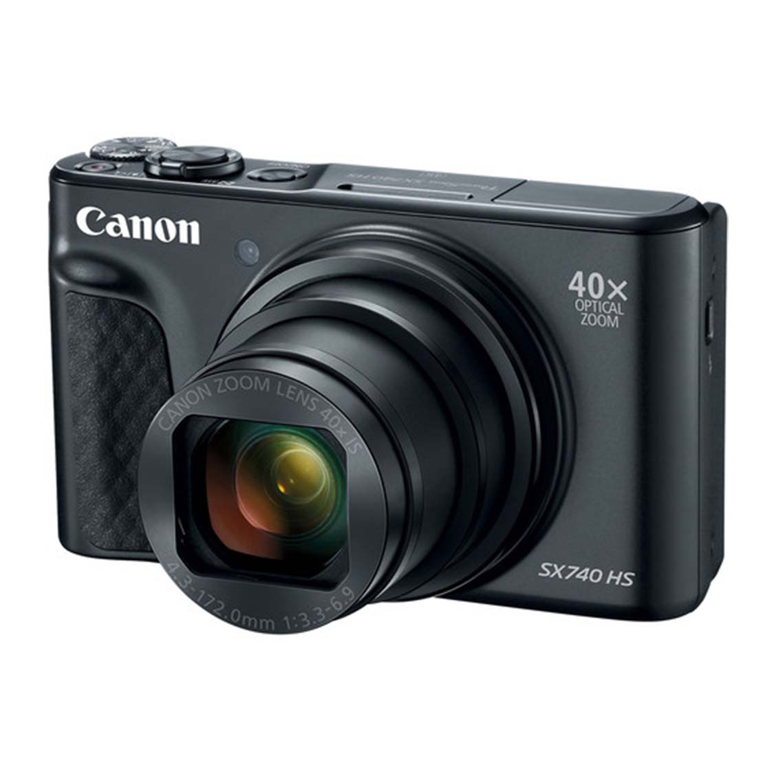 Canon PowerShot SX740 HS Digital Camera (Black)
