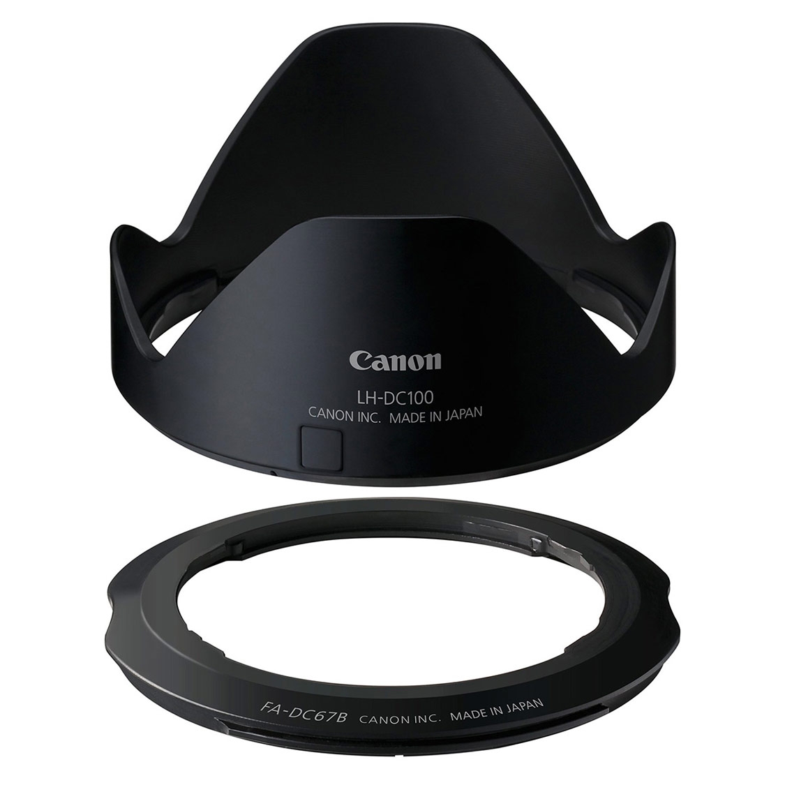 Canon LH-DC100 Lens Hood and FA-DC67B Filter Adapter 