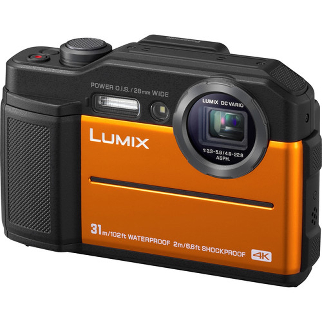 Panasonic Lumix TS7 Waterproof Camera (orange)