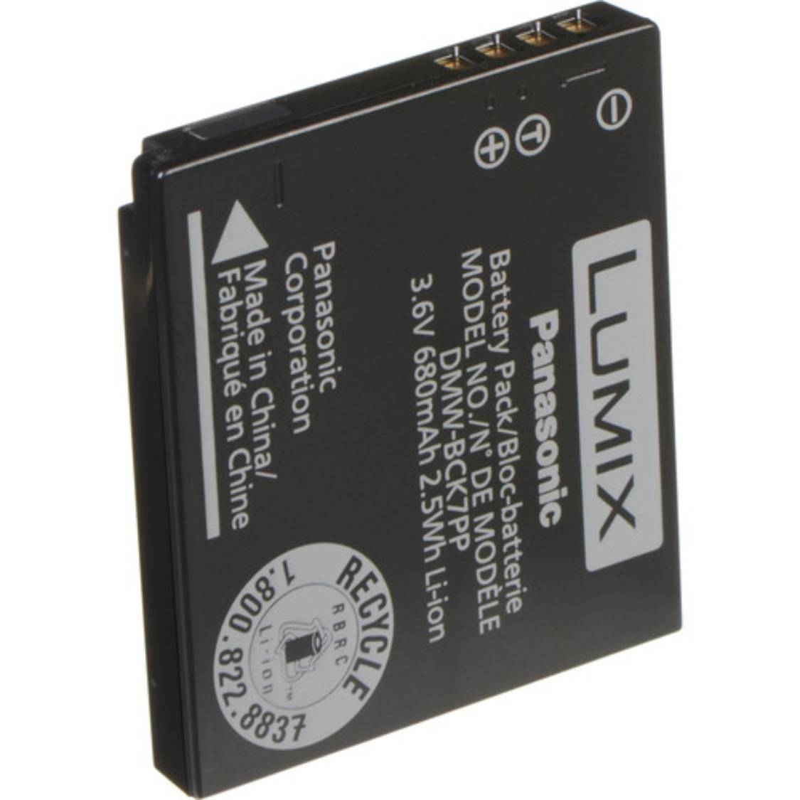 Panasonic DMW-BCK7 Lithium-Ion Battery (680mAh)