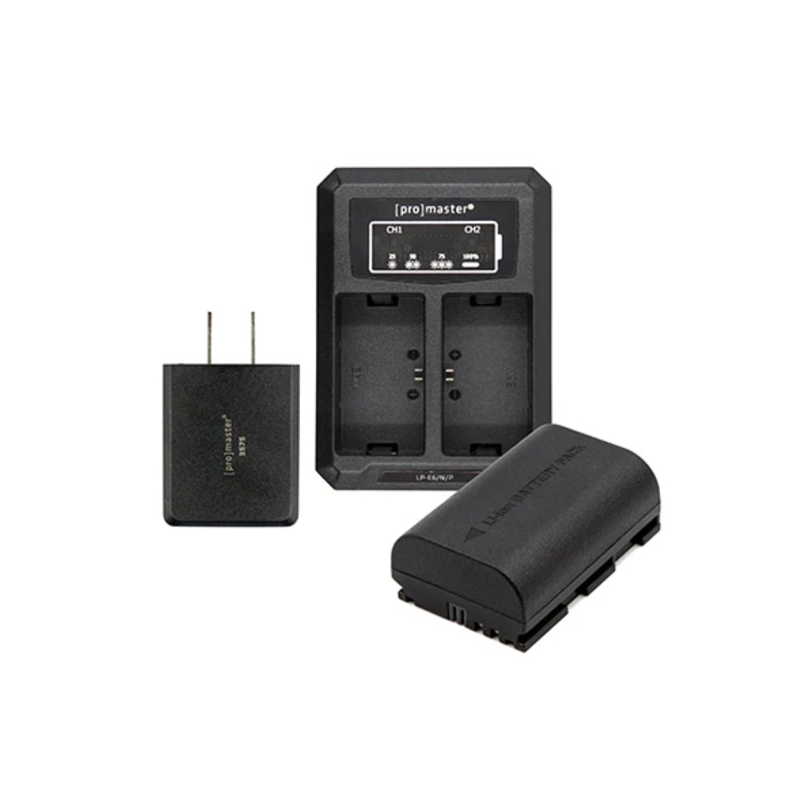 Promaster Battery & Charger Kit for Canon LP-E6P