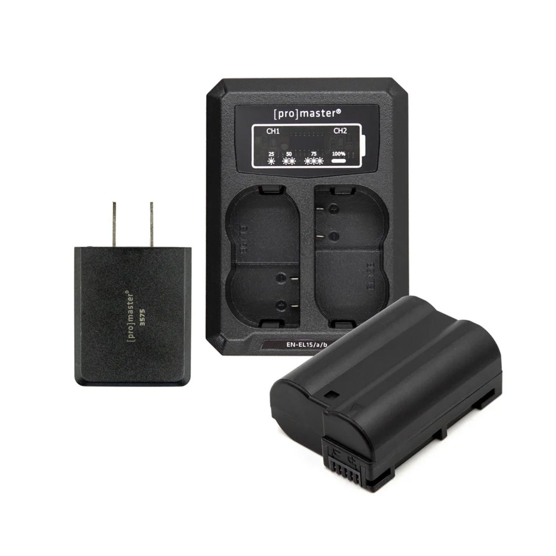 Promaster EN-EL15C Battery & USB-C Dual Charger Kit
