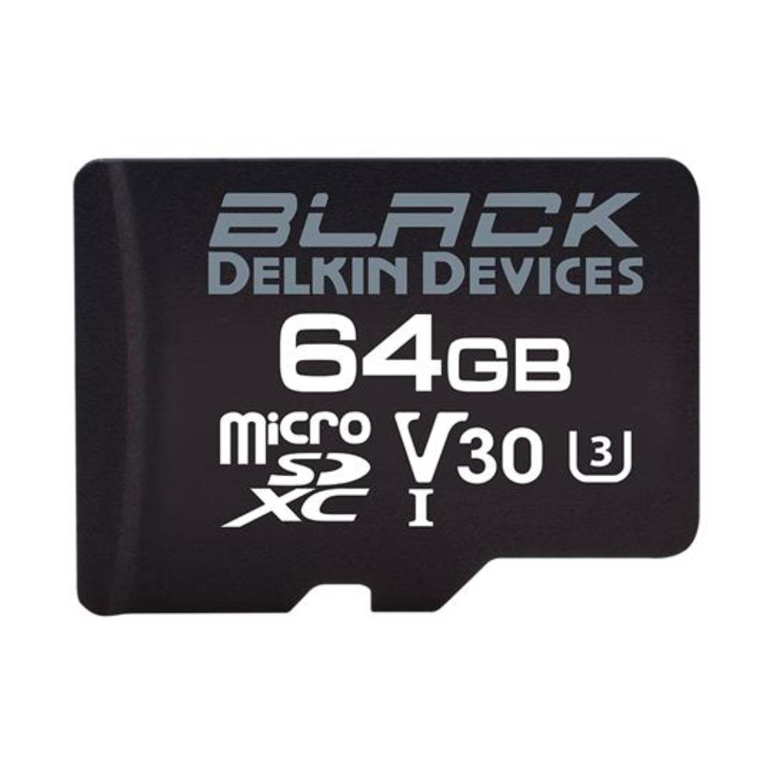 Delkin Black 64GB micro SDHC 90MB/s UHS I V30 Card