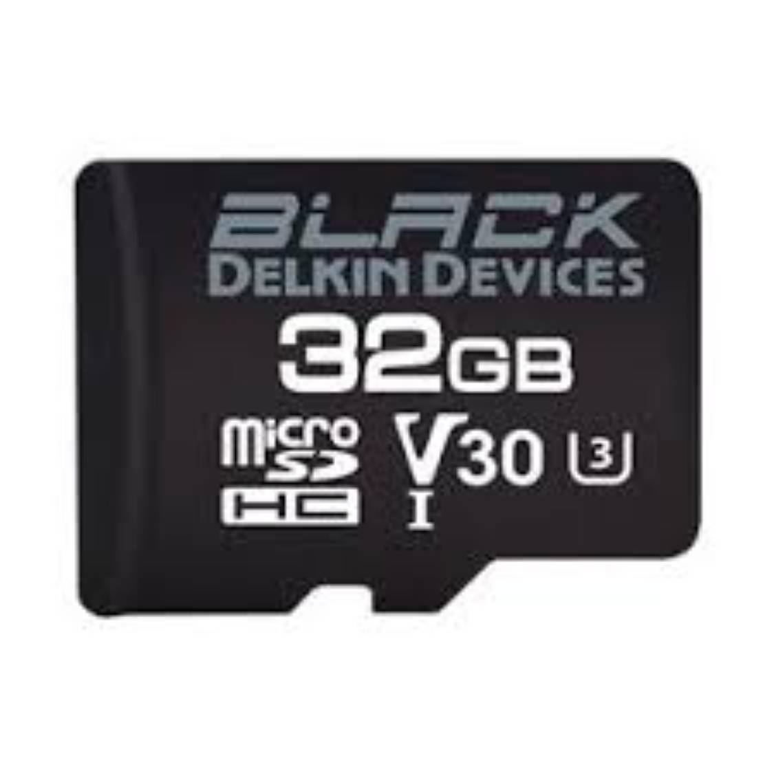 Delkin Black 32GB micro SDHC 90MB/s UHS I V30 Card