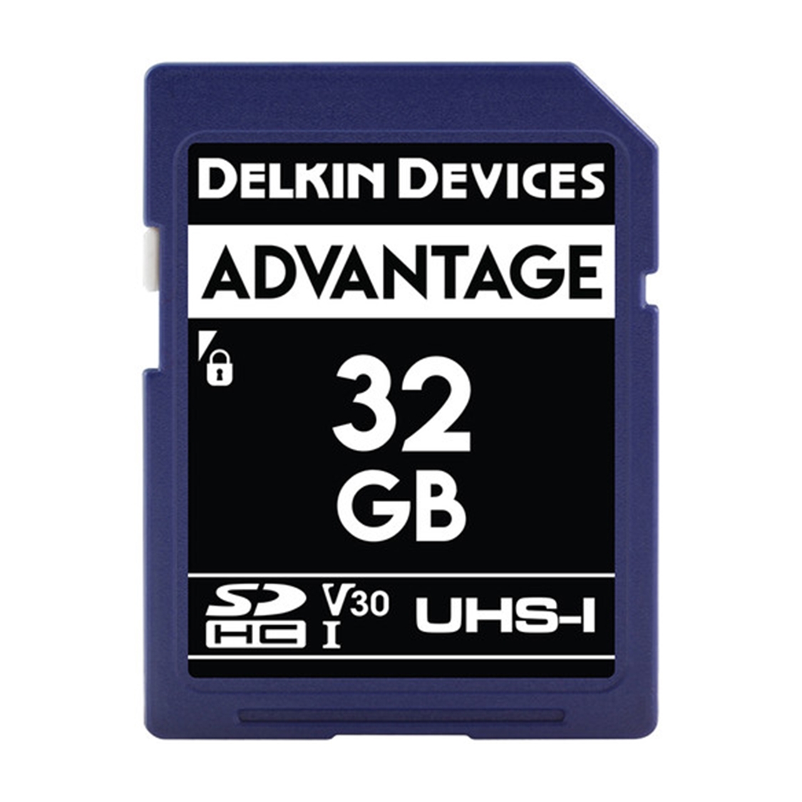 Delkin Advantage 32GB USH-1 SDHC V30 Memory Card