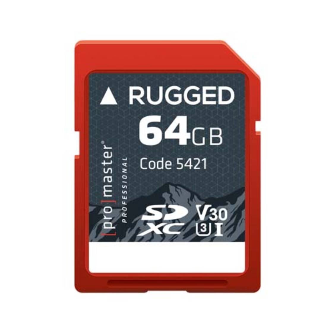 Promaster SDHC 64GB Rugged USH-I Memory Card