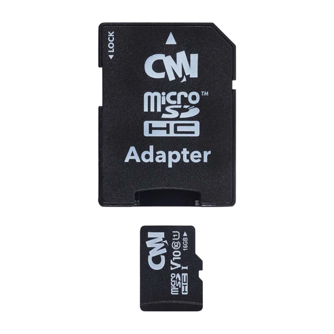 CMI 16GB Class 10 Micro SDHC Memory Card with SD Adapter