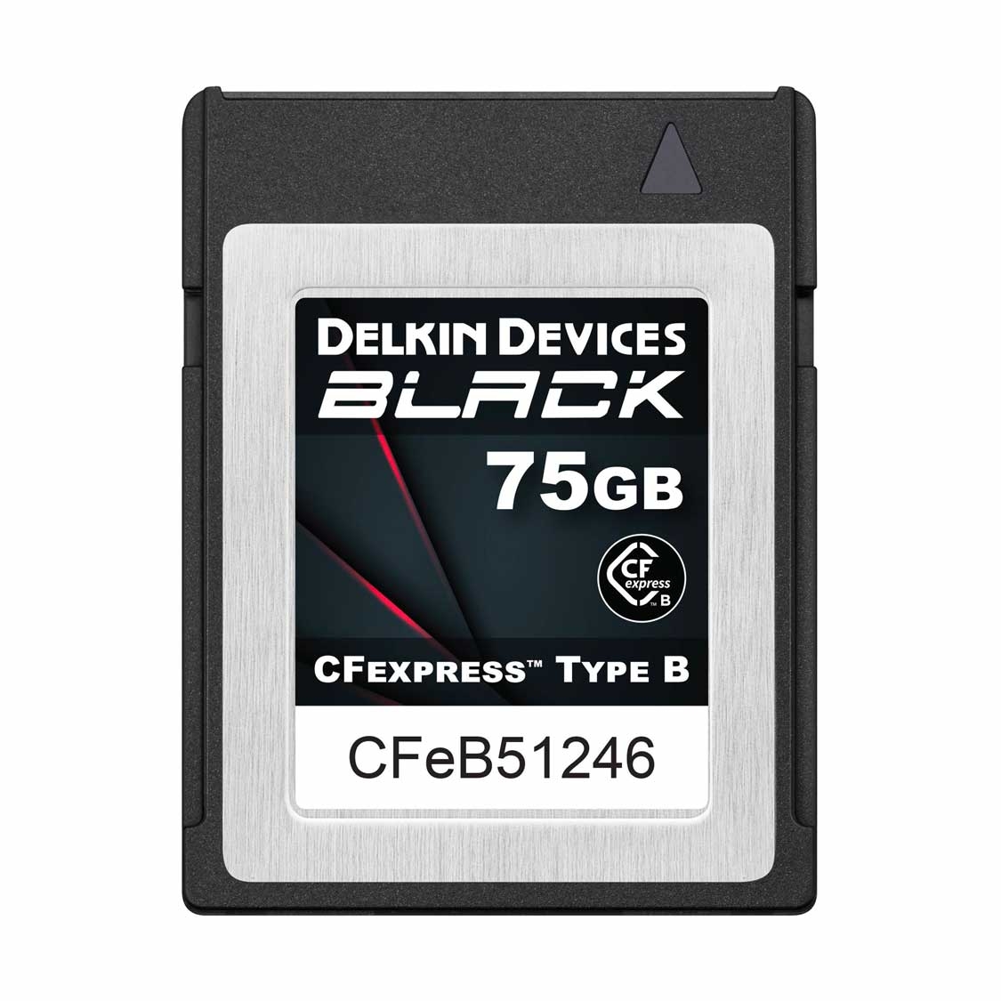 Delkin Black CFExpress 75GB 1725RD 1240WR Type B Memory Card