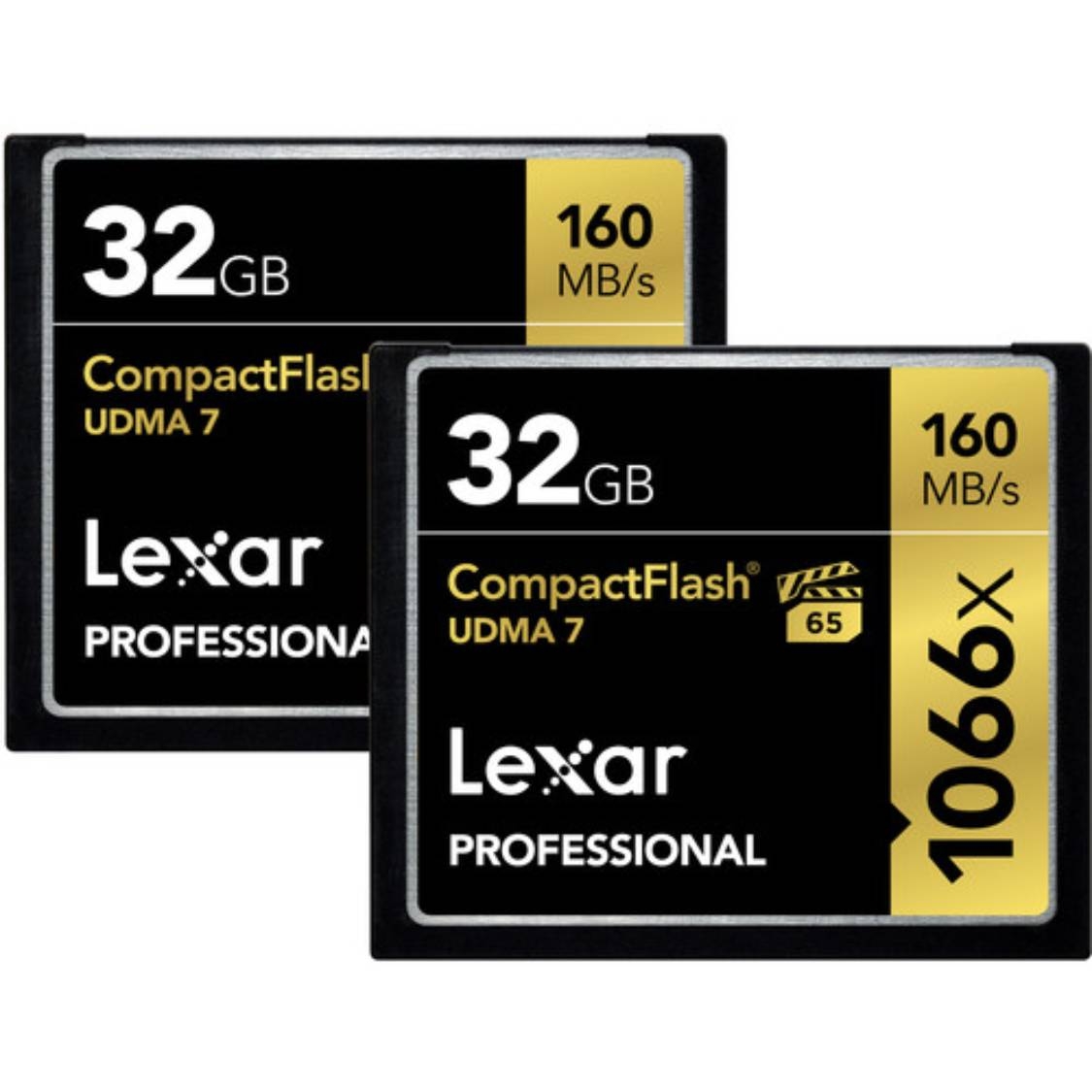 Lexar 32GB Professional 1066x CompactFlash Memory Card (2Pack)
