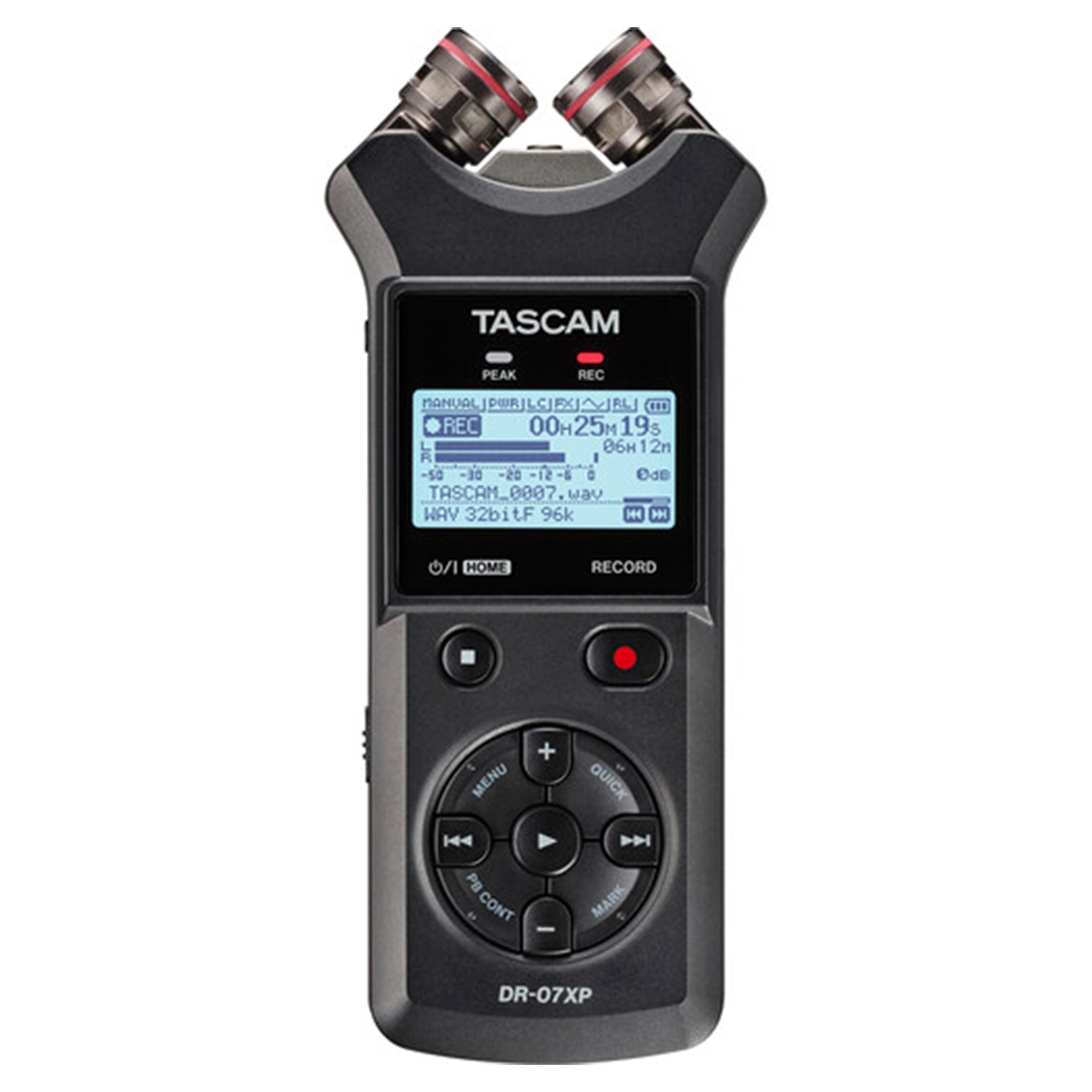 Tascam DR-07XP 2-Channel 32-Bit Portable Audio Recorder