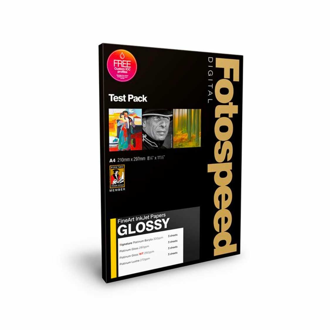 Fotospeed A4 Fine Art Glossy Test Pack